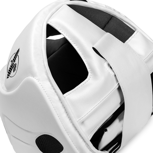 Hayabusa T3 Hovedbeskytter med kindbeskyttelse - Hvid/Sort