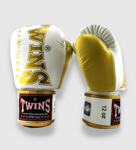 Twins Boxningshandskar BGVL 8 - Vit/Guld - Boxningshandskar