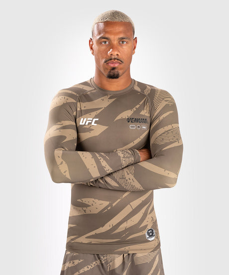 Rashguard UFC Adrenaline Venum Fight Week Performance – Camouflage désert