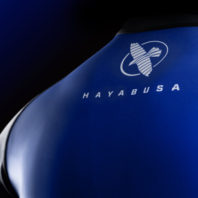 Rashguard Hayabusa x UFC BJJ Mangas Compridas – Azul/Preto