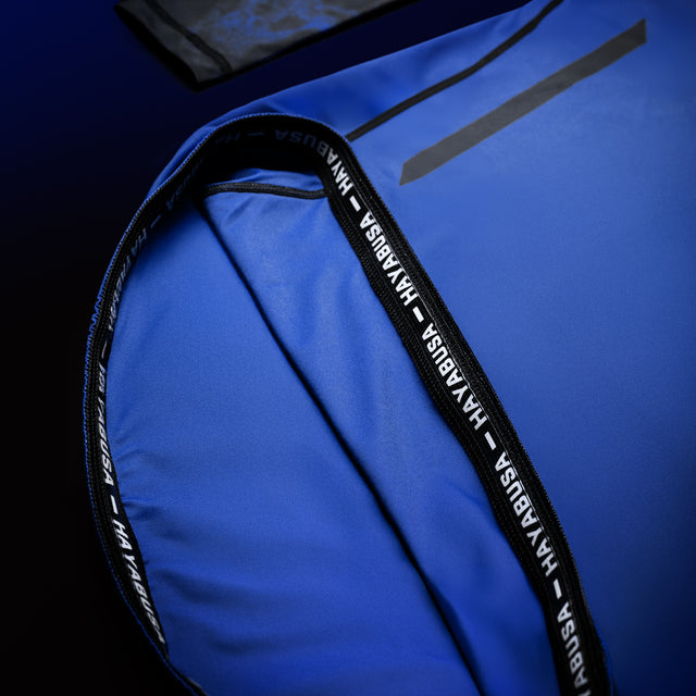 Rashguard Hayabusa x UFC BJJ Mangas Compridas – Azul/Preto