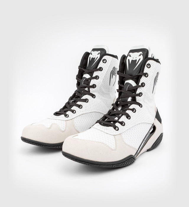 Boxerské boty Venum Elite – Bílé/Černé – Boxerské boty