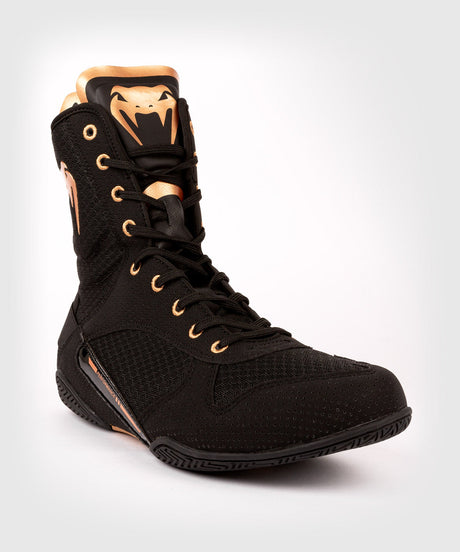Boxerské boty Venum Elite – Černé/Bronzové
