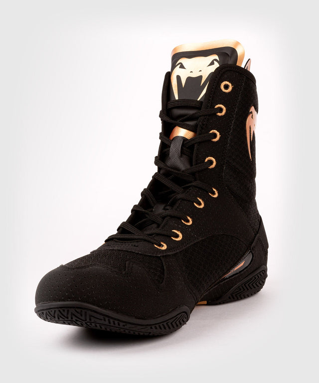 Scarpe da boxe Venum Elite – Nero/Bronzo – Scarpe da boxe