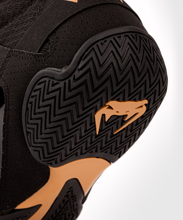 Scarpe da boxe Venum Elite – Nero/Bronzo – Scarpe da boxe