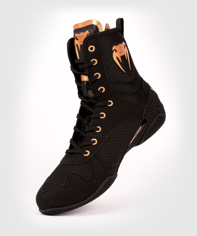 Scarpe da boxe Venum Elite – Nero/Bronzo – Scarpe da boxe