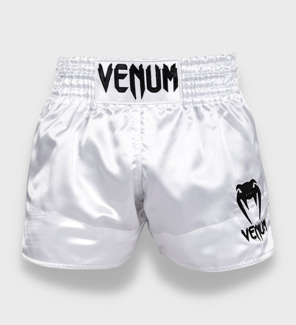 Venum Kickbox-Shorts Classic – Weiß/Schwarz