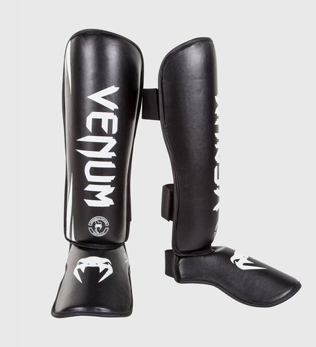 Espinilleras Venum Challenger – Negro/Blanco
