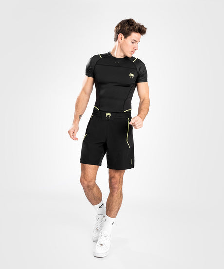 Venum MMA Shorts Fusion 2.0 – Schwarz/Gelb – Shorts