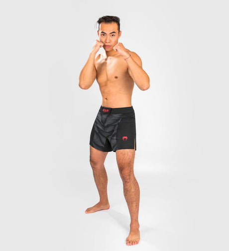 Venum MMA-Shorts Phantom – Schwarz/Grau/Rot – Shorts