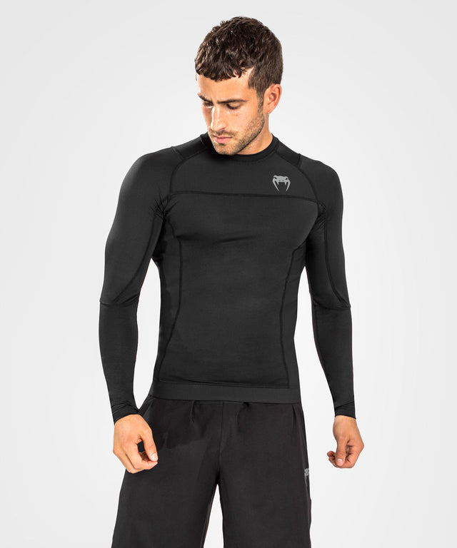 Venum Rashguard G-Fit Air Dlouhé rukávy – Černá/Černá – Trička