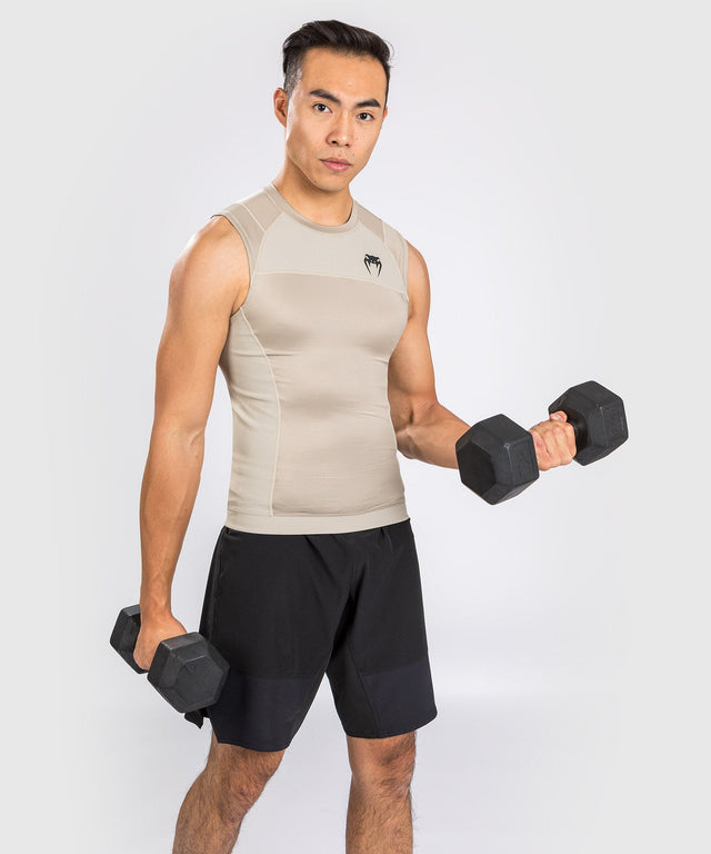 Venum Rashguard G-Fit Air Senza maniche - Sabbia - T-shirt