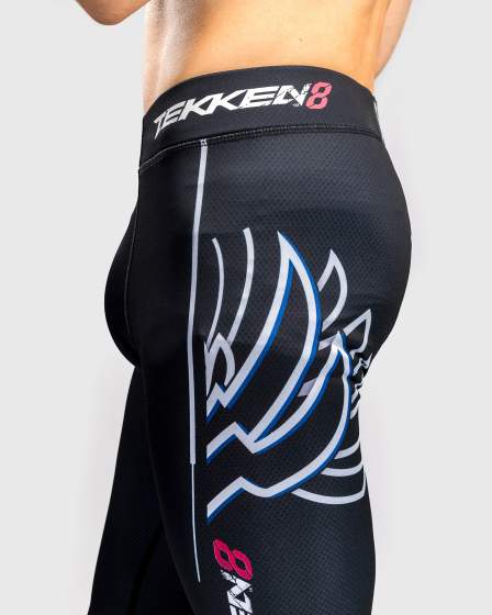 Venum x TEKKEN 8 Spats - Jin Kazama - Blu/Nero/Bianco